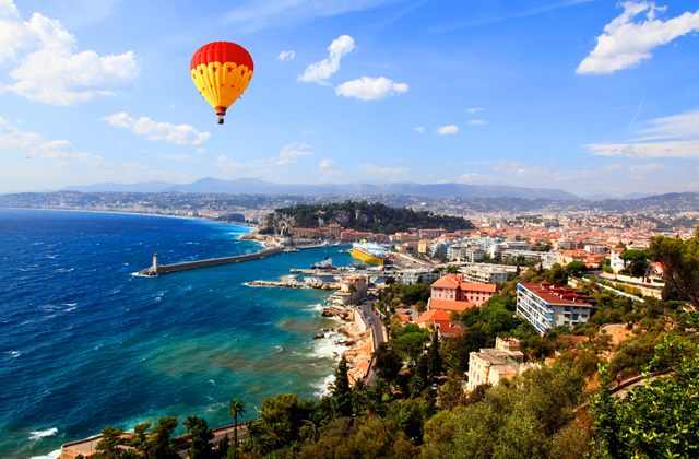 Take a hot air balloon ride