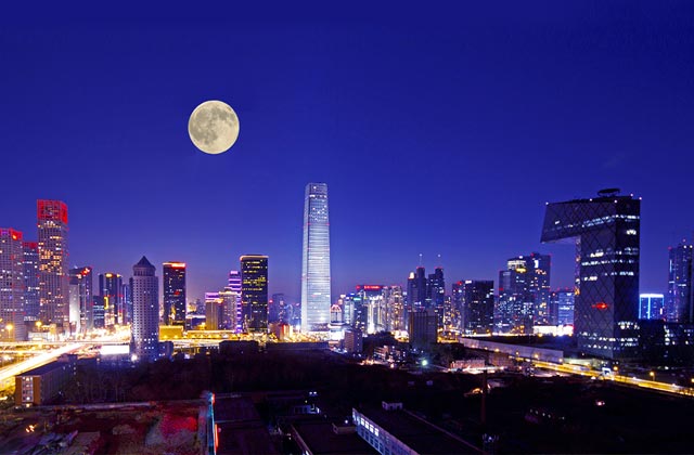 Beijing under Moonlight