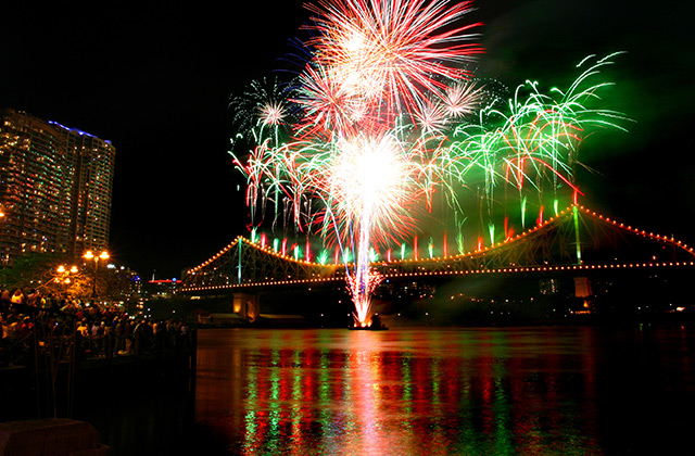 Riverfire on the Story Bridge