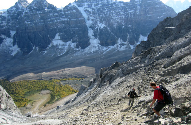 Trekking the Valley of Ten Peaks, Lake Louise | by Flight Centre's Janina Louie