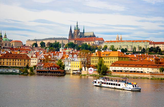 Prague from the Charles Bridge