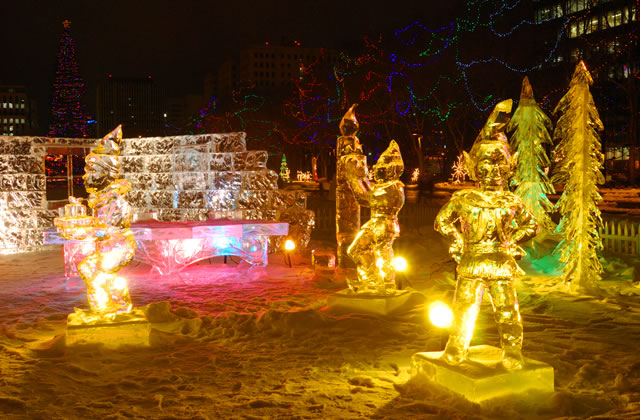 Ice sculptures