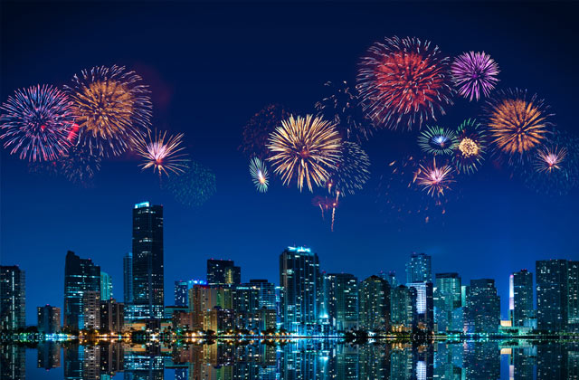 Fireworks, Miami