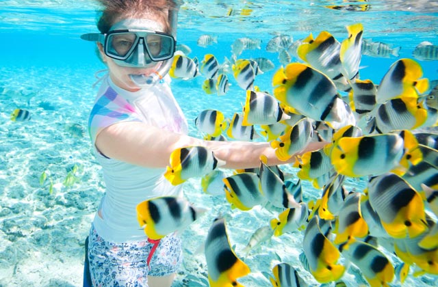 Snorkelling, Tahiti