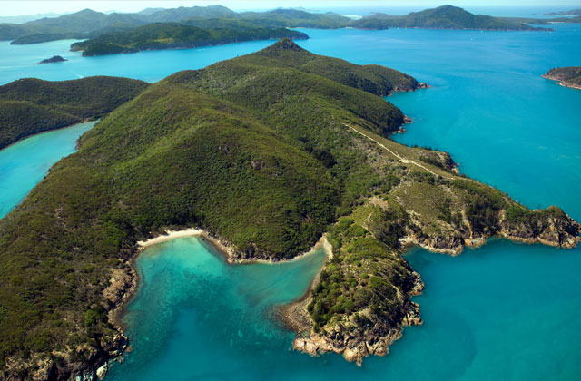 Aerial View of Hamilton Island