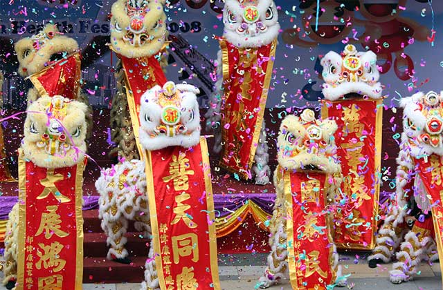 Lion Dance, New Year Festivities