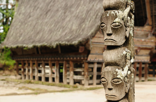 Batak Totem Pole, Sumatra