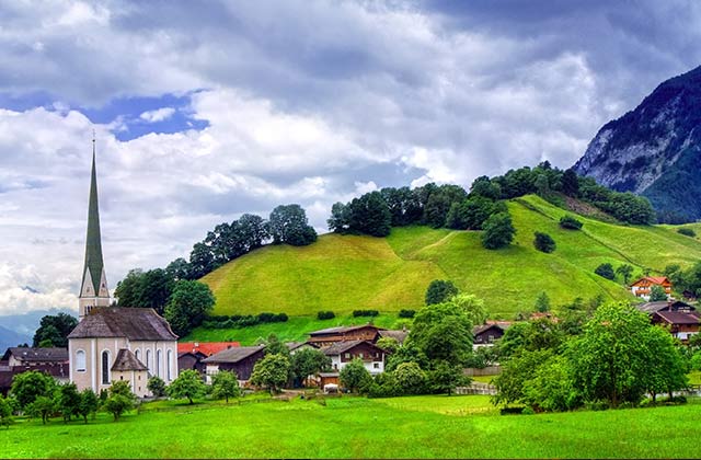 The alpine landscape