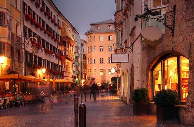 Typical Innsbruck Street