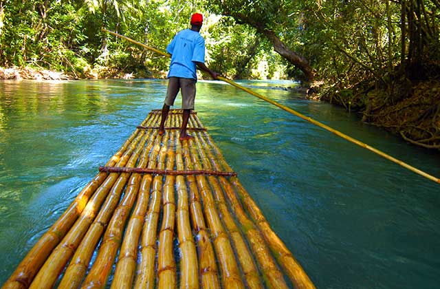 Bamboo Rafting, Martha Brae River