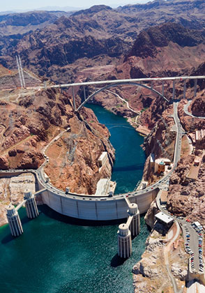 Hoover Dam, a day trip from Las Vegas