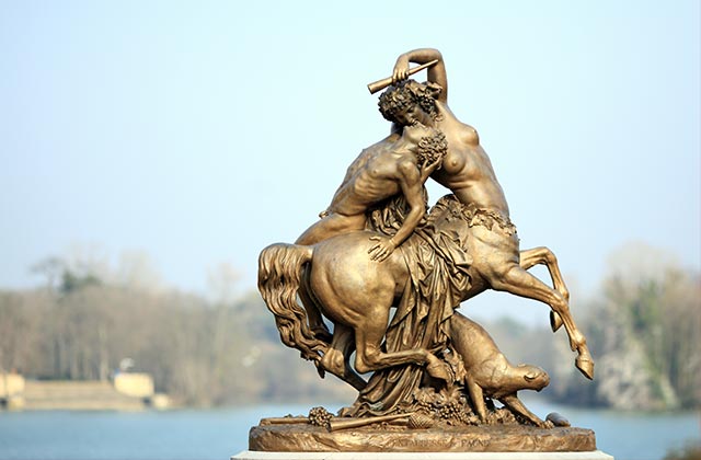 Centauresse et Faune