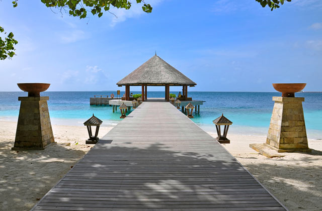 Jetty over a Turquoise Ocean