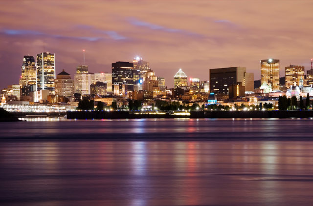Skyline at Night, Montreal