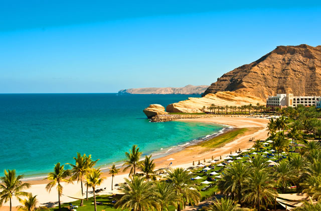 The Oman coastline