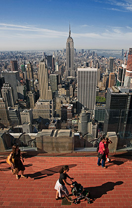 View from the Rockefeller Centre