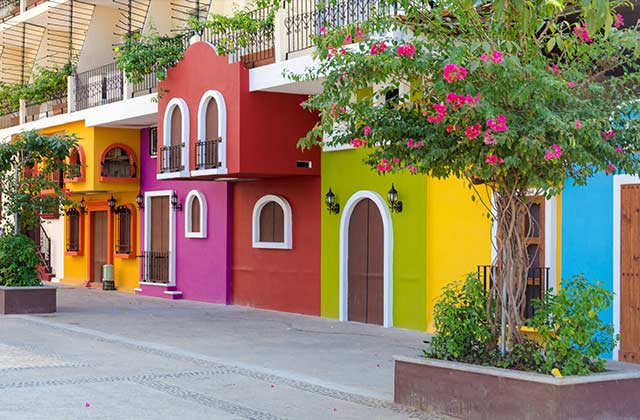 Colourful houses