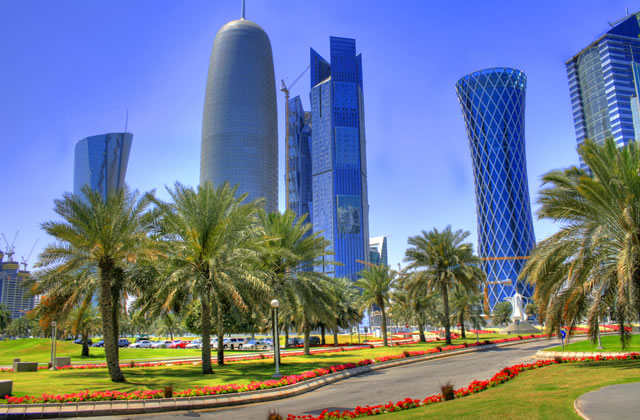 The Doha Skyline