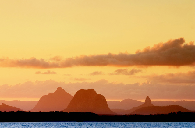 The Glasshouse Mountains, Sunshine Coast