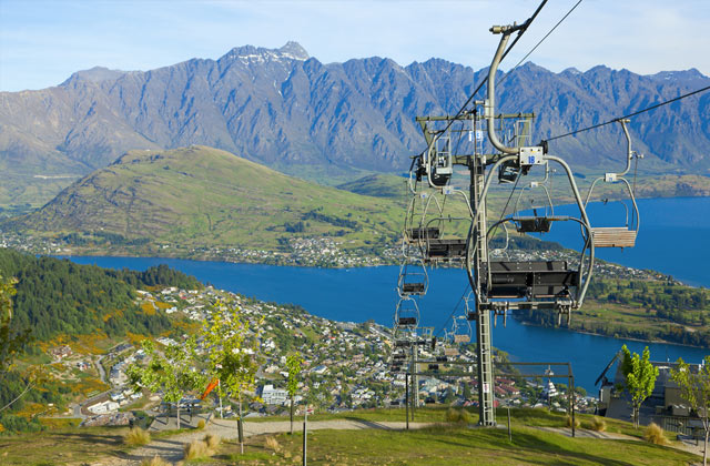 Lake Wakatipu, from the Skyline Gondola Queenstown