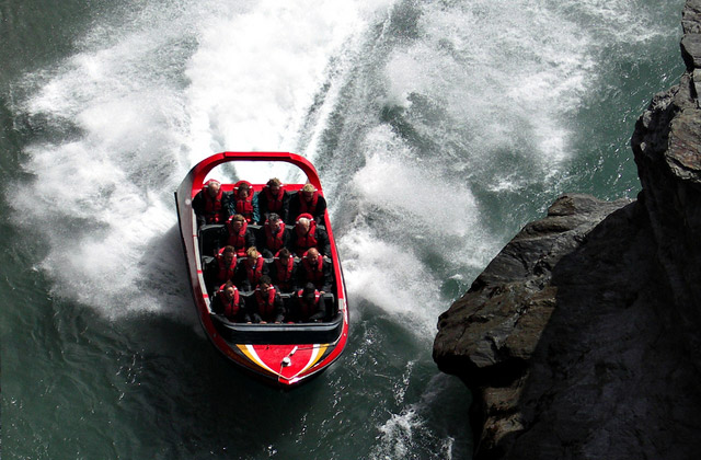 Shotover Jet, a great day activity from Queenstown