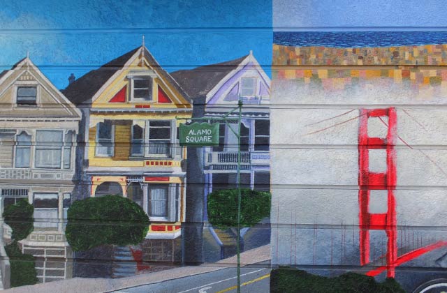 A Mural of Alamo Square | by Flight Centre's Tiffany Apatu