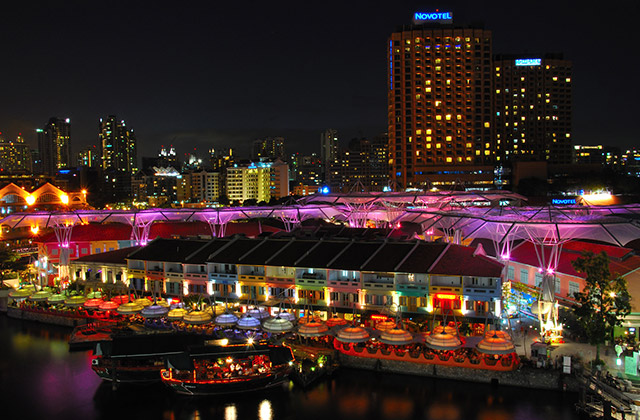 Clarke Quay by Night