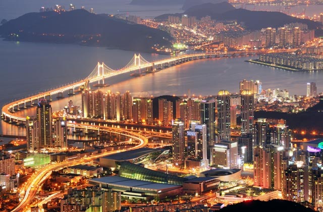 Skyline at Night, Busan