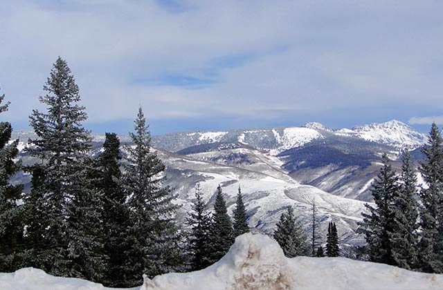 The alpine mountains